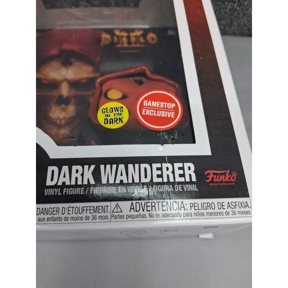 Funko Pop Games 3 Diablo II Dark Wanderer Gamestop Excusive Glow In Dark Figure